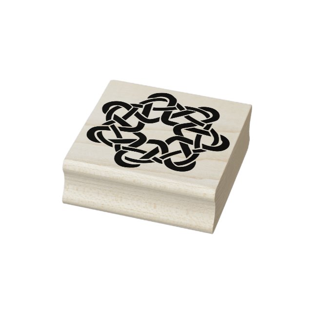 celtic knot chain circle art stamp (Stamp)