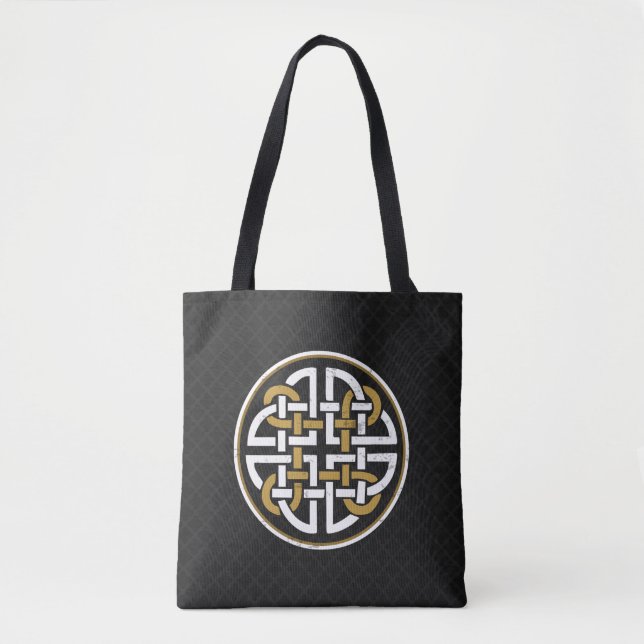 CELTIC KNOT CIRCLE TOTE BAG (Front)