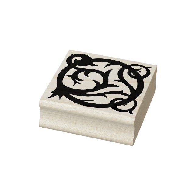 celtic knot circle vines art stamp (Stamp)