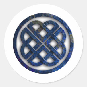 celtic knot classic round sticker