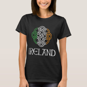 Celtic Knot Clover Vintage Ireland St Paddys Day H T-Shirt