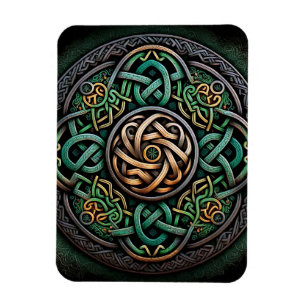 Celtic Knot Colorful Knotwork Magnet
