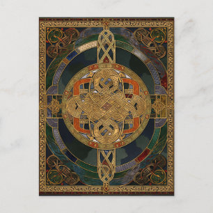 Celtic Knot Colourful Knotwork Postcard