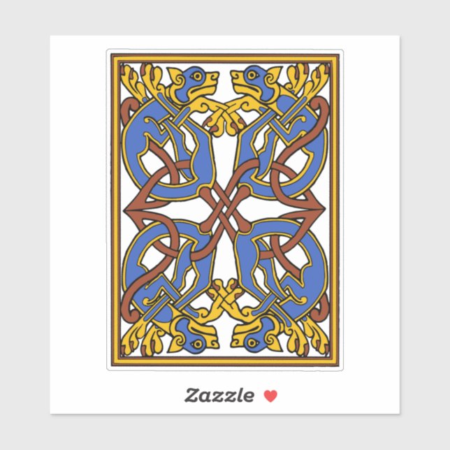 Celtic Knot Design with Hounds (Sheet)