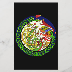 Celtic Knot Dragon Mandala