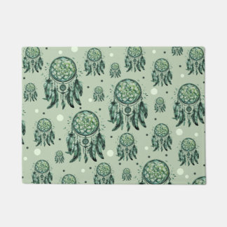 Celtic Knot Green Dreamcatcher Doormat