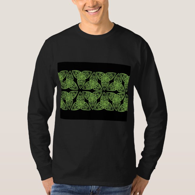 Celtic Knot green T-Shirt (Front)