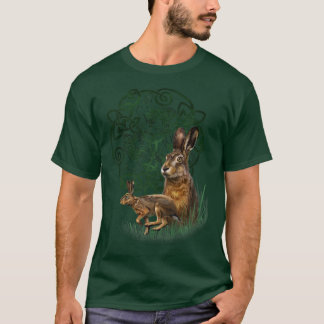 Celtic Knot Hare Rabbit Bunny T-Shirt