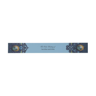 Celtic knot invitation belly band