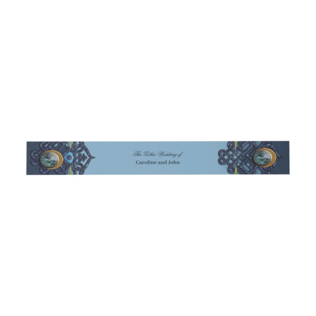 Celtic knot invitation belly band (Flat)