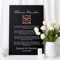 Celtic Knot Irish Handfasting Wedding Keepsake