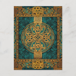Celtic Knot Knotwork Postcard