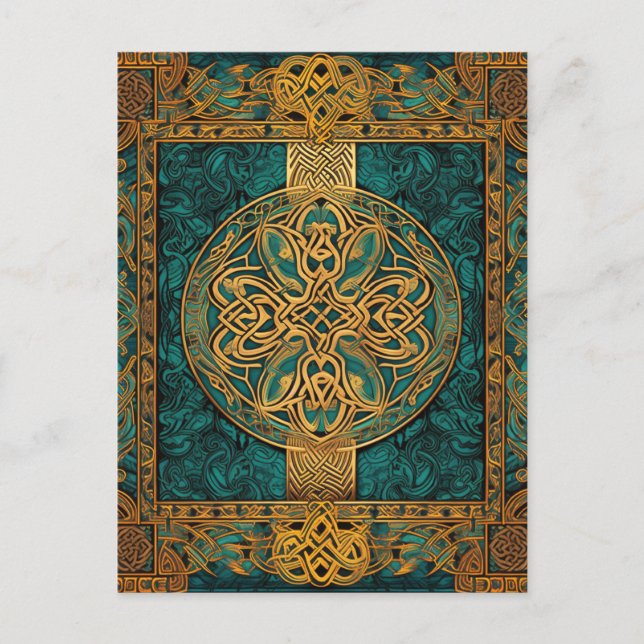 Celtic Knot Knotwork Postcard (Front)