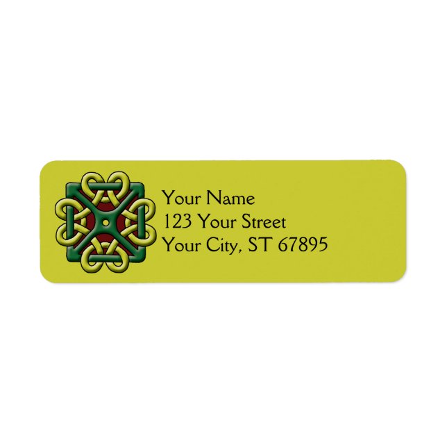 Celtic Knot Label (Front)