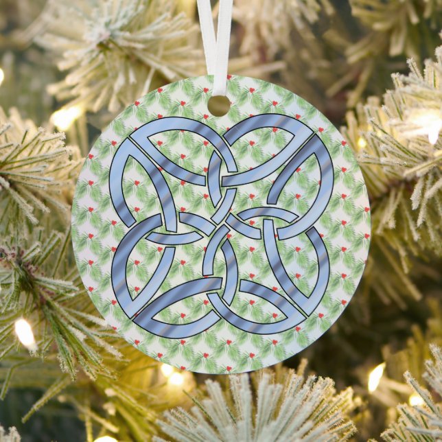 Celtic Knot Metal Tree Decoration (Insitu)