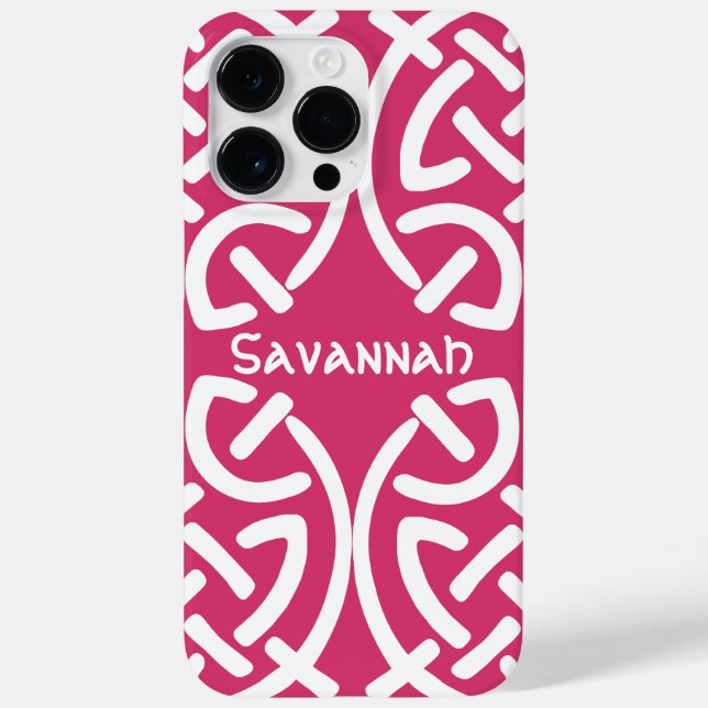 Celtic Knot Pattern Any Colour Personalised iPhone Case-Mate iPhone Case (Back)