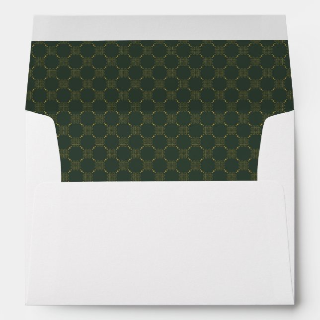 Celtic Knot Pattern Envelope (Back (Bottom))