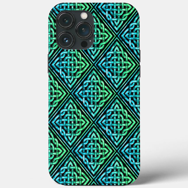 Celtic Knot Pattern iPhone 13 Pro Max Case (Back)