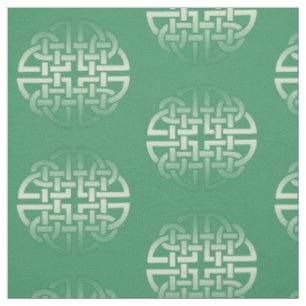 Celtic Knot Pattern on editable background colour Fabric