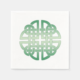 Celtic Knot Pattern on editable background colour Napkin