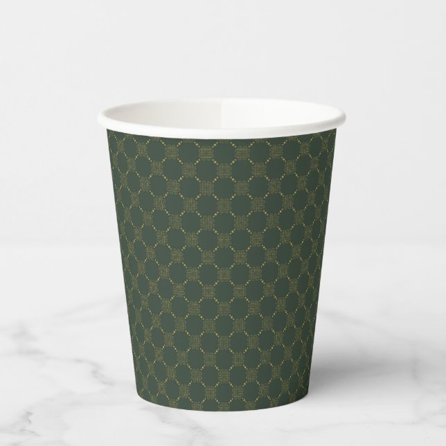 Celtic Knot Pattern Paper Cups (Left)
