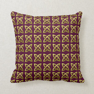 Celtic Knot Pattern Pillow