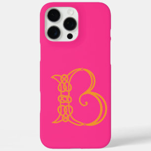 Celtic Knot Personalised B iPhone 16 Pro Max Case