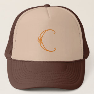 Celtic Knot Personalised Initial C Trucker Hat