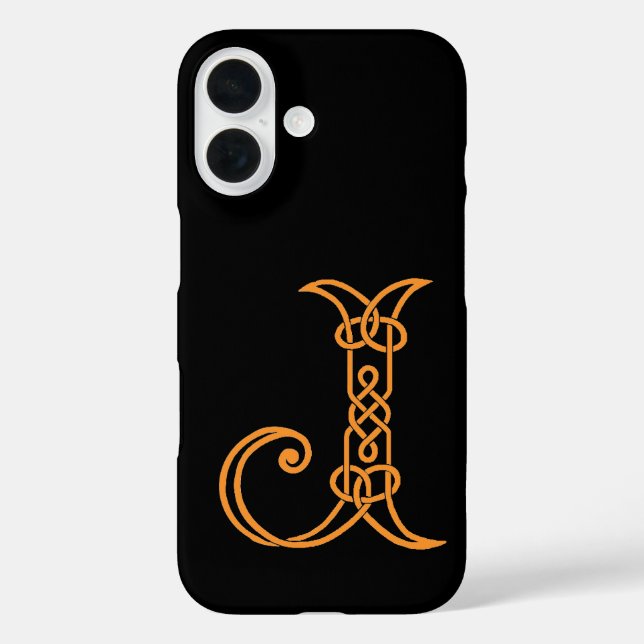 Celtic Knot Personalised J Case-Mate iPhone Case (Back)