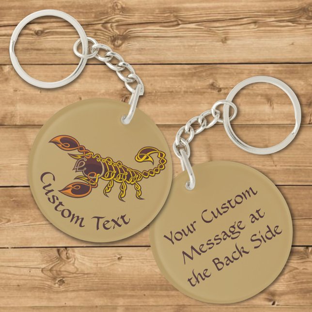 Celtic Knot Scorpion Keychain (Creator Uploaded)