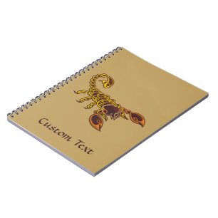 Celtic Knot Scorpion Notebook