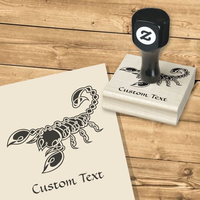Celtic Knot Scorpion Rubber Stamp (Creator Uploaded)