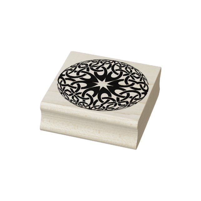 celtic knot sphere art stamp (Stamp)