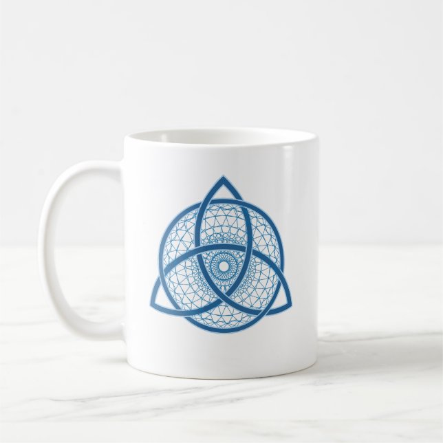 Celtic Knot Spiral Mug (Left)