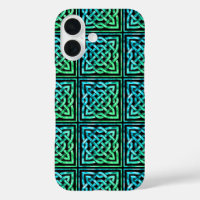 Celtic Knot - Square Blue Green