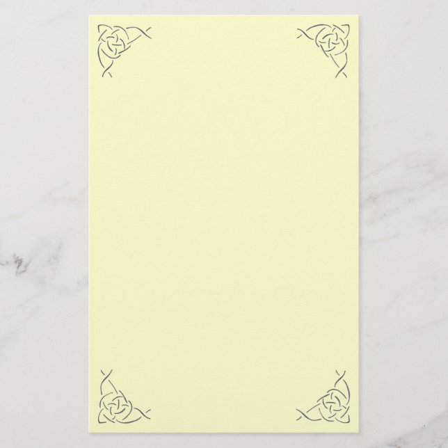 Celtic Knot Stationary Stationery (Front)