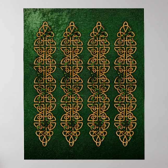 Celtic Knot Strips Poster (Front)