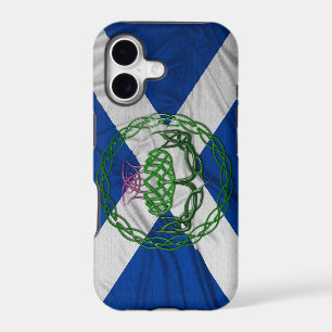 Celtic Knot Thistle And Flag