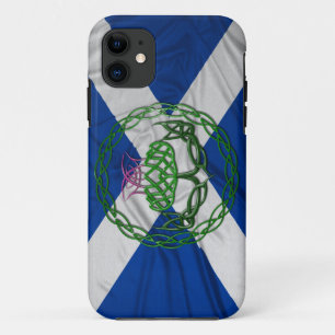 Celtic Knot Thistle And Flag Case-Mate iPhone Case