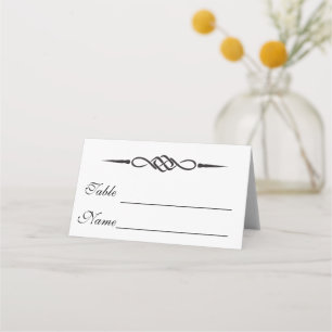 Celtic Knot Wedding Place Card