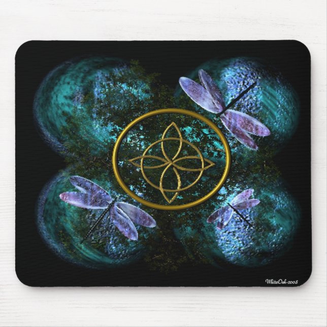 Celtic Knot/Witches Knot Mouse Pad (Front)