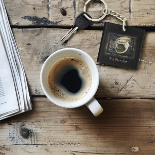 Celtic Knot Work Cream Dragon Key Ring