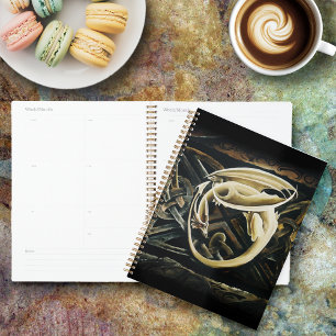 Celtic Knot Work Cream Dragon Planner