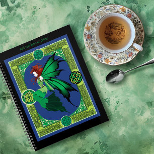 Celtic Knot Work Green Fairy Planner