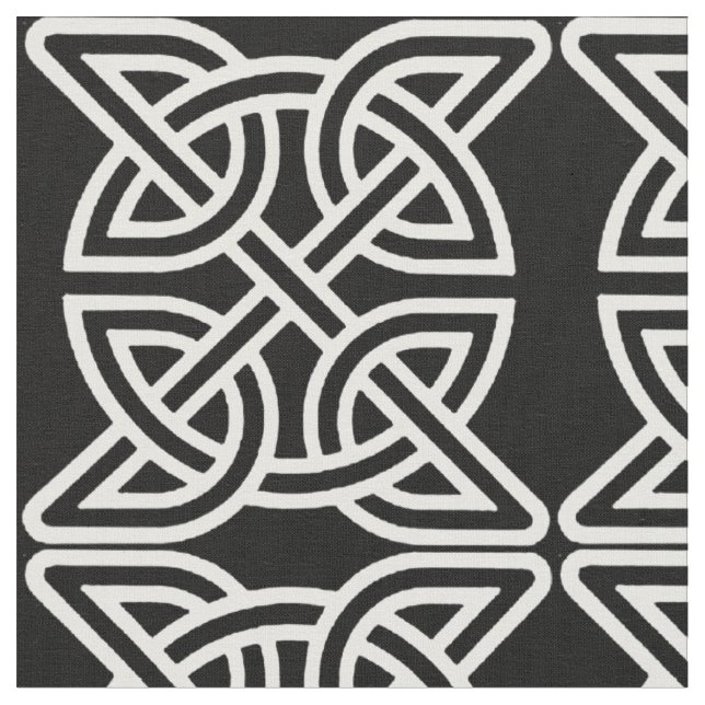 Celtic Knots Design Fabric (Close Up)