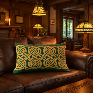 Celtic Knots Frieze Pattern Lumbar Cushion