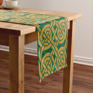Celtic Knots Frieze Pattern Short Table Runner