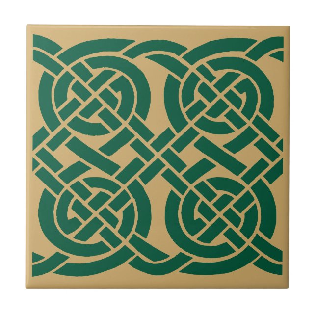 Celtic Knots Frieze Pattern Tile (Front)