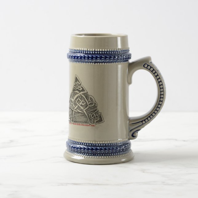 Celtic knots goblet beer stein (Right)