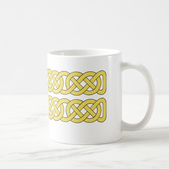 Celtic Knotwork Band Coffee Mug (Right)
